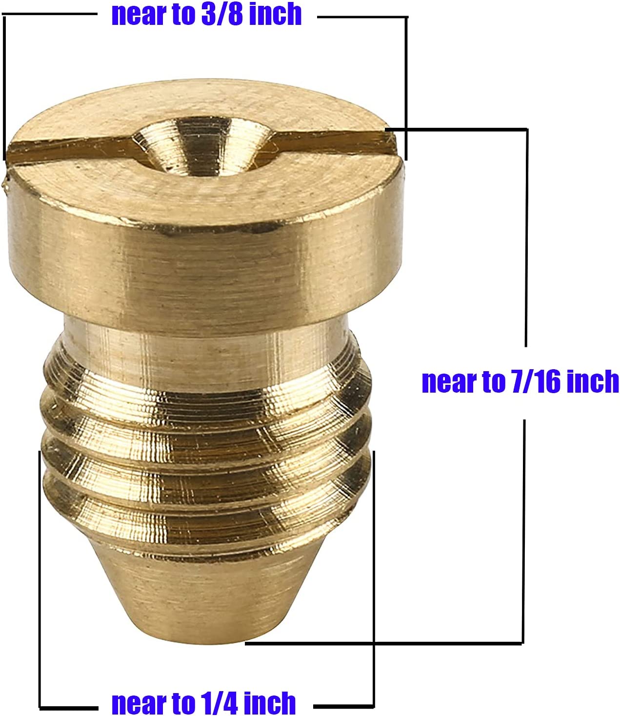 1.1 mm Foam Cannon Orifice Nozzle, Universal Thread Tips for Snow Foam ...