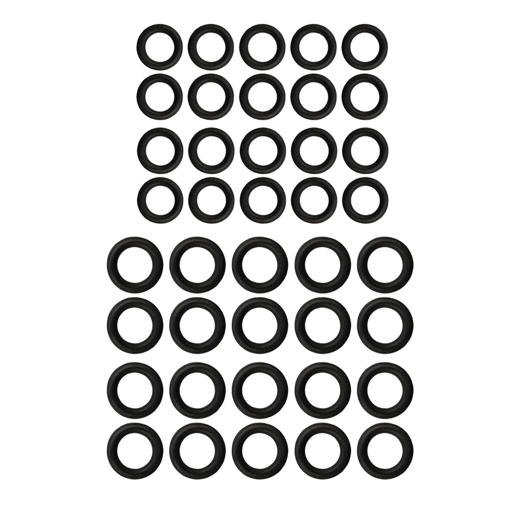 Pressure Washer O Rings Sealing for 1/4", 3/8", M22 Quick Connect Coupler, Rubber, 40-Pack, 5,000 PSI