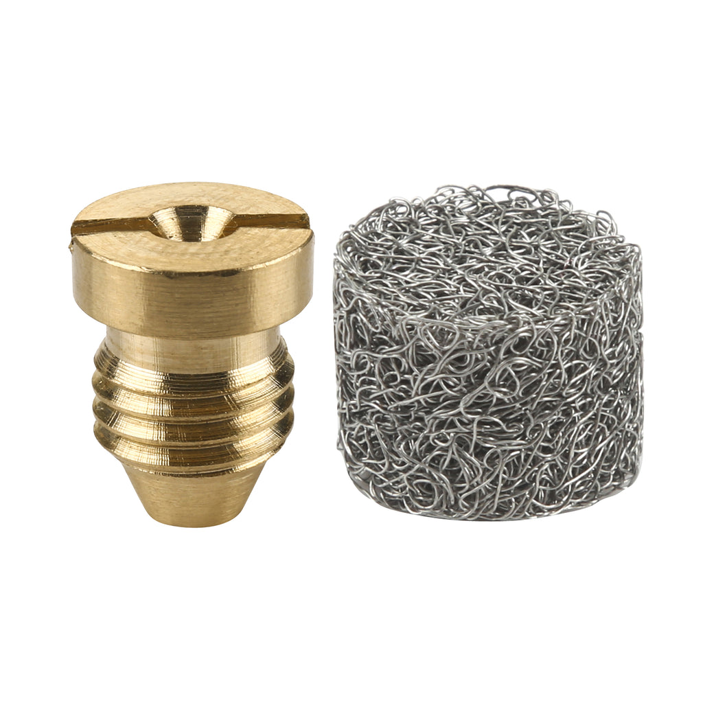 Foam Cannon Orifice Nozzle Tips, 1.1mm NPT Brass Thread, Stainless Steel Foam Maker