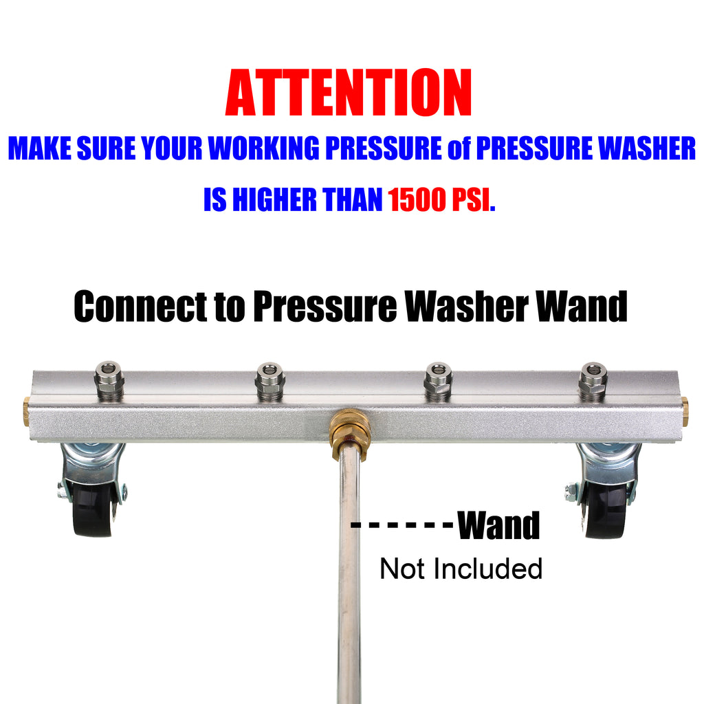 pressure washer undercarriage cleaner, under car