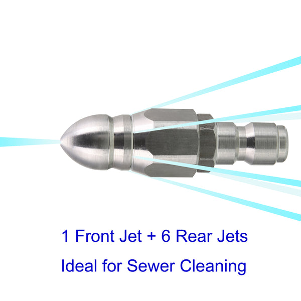 3/8-Inch High-Pressure Sewer Jetter Nozzle detail 4