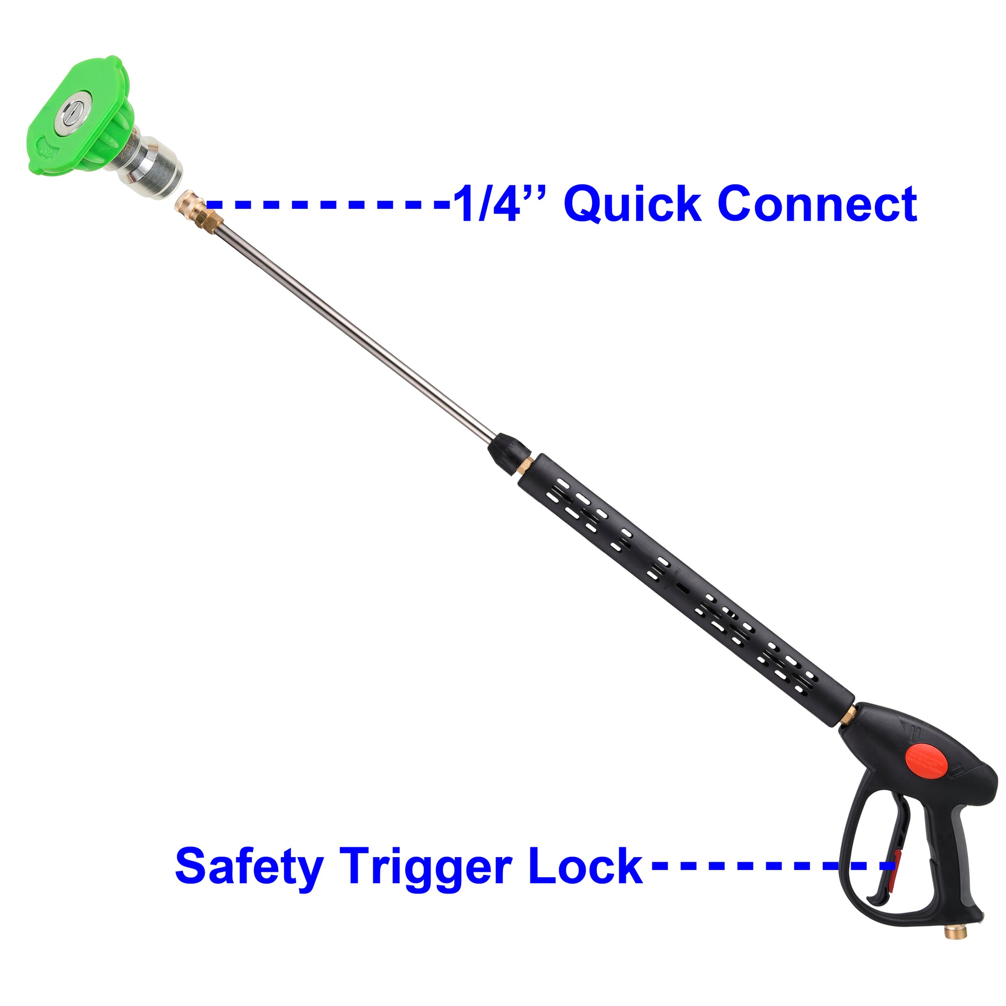 3-in-1 Short & Long Trigger Gun Kit, to M22 15mm Adapter, 5 Nozzle Tips ...