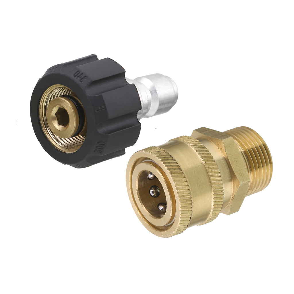 M22/14 Mm X Female Garden Hose - To Pressure Washer Gun - Heavy Duty Fitting