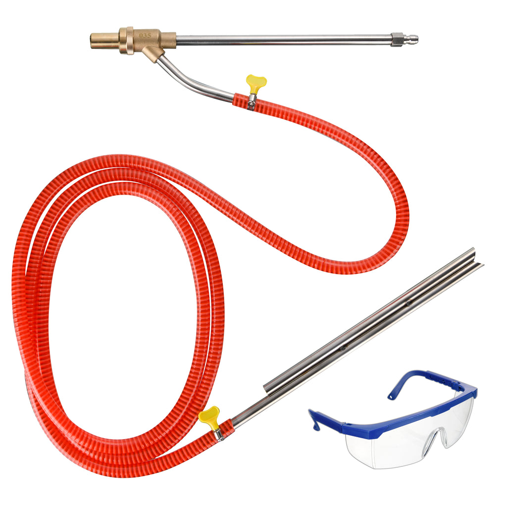 Pressure Washer Sandblaster Kit Luxury, 1/4” Quick Connect Attachment, Orifice 3.5, 5,000 PSI